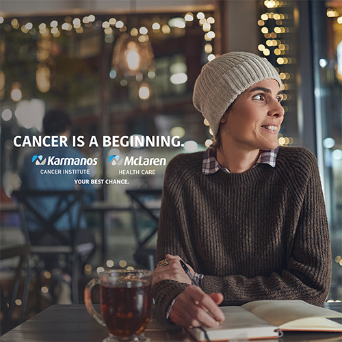 Karmanos Cancer Institute reveals the next era of the "Cancer is a Beginning" campaign to inspire recently diagnosed patients across the state